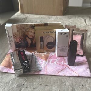 Luxurious beauty samples featuring YSL, Hourglass, Lancôme and Dior